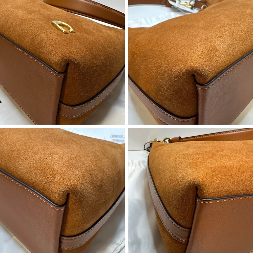 ✅Sold✅ Coach Juliet Hobo Bag – Burnished Amber Suede – Like New - Picture 17 of 17